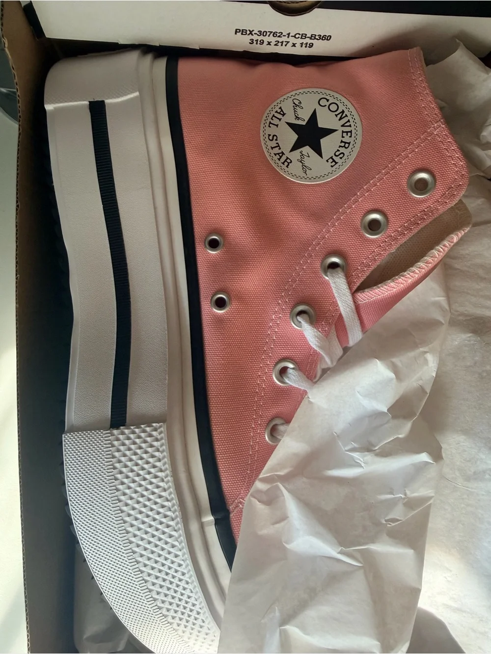 Converse Pink High-Top Platform Sneaker